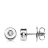 1683-1  pendientes oro blanco chaton
