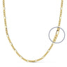 18k cadena cartier oro amarillo 40cm hueca 2 mm