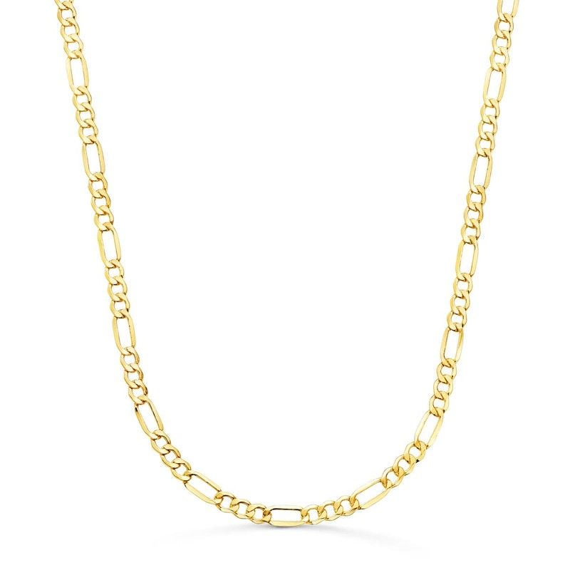 18k cadena oro amarillo cartier hueca ancho: 3,5mm largo: 50cm cierre mosqueton
