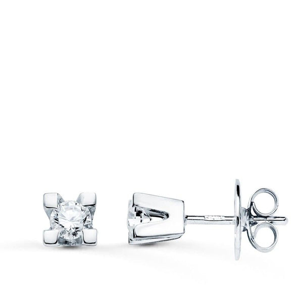 18k pendientes oro blanco brillantes 0.20qtes si-h cierre presion