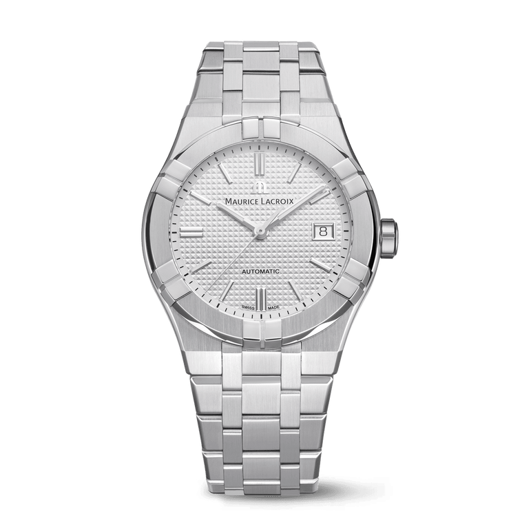 "AIKON AUTOMATIC DATE 39MM" AI6007-SS002-130-1