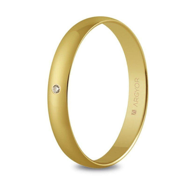 50302D. Alianza de oro de 18 Quilates