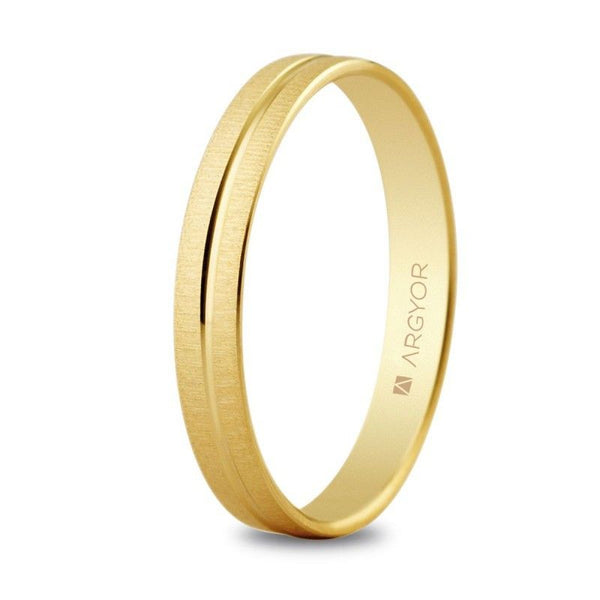 5130474. Alianza de oro amarillo de 18 Quilates