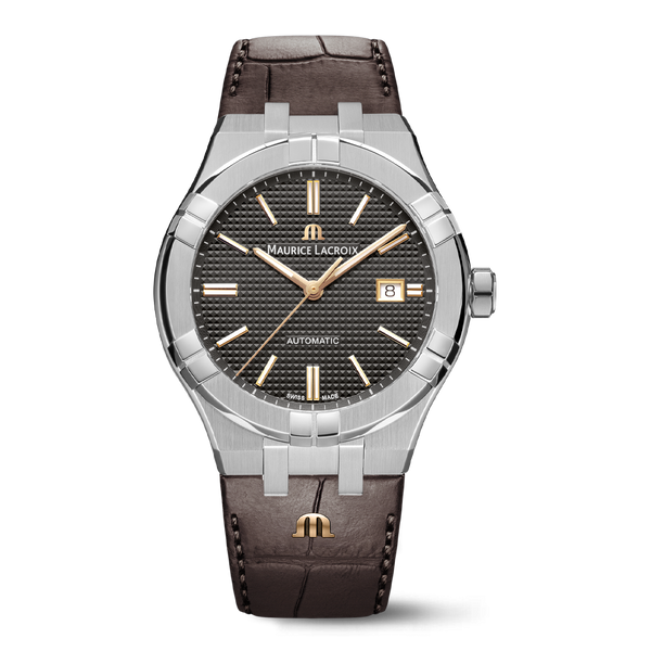 "AIKON AUTOMATIC DATE 42MM" AI6008-SS001-331-1