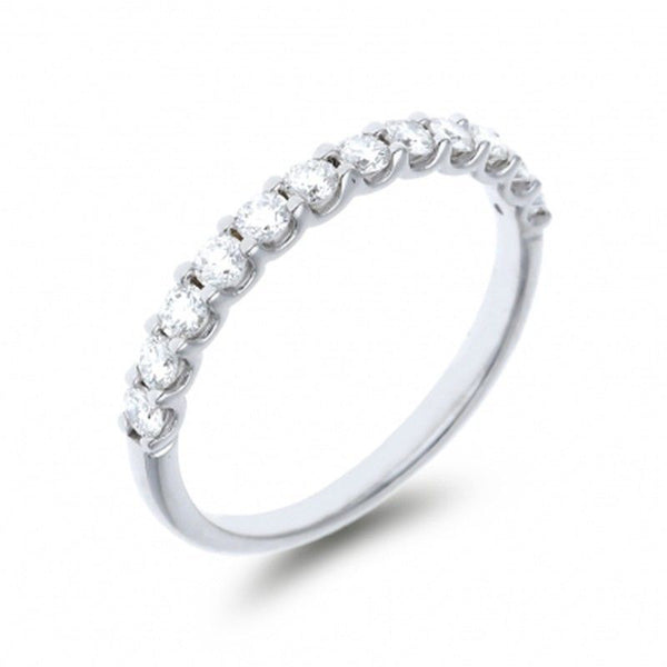 797612 Media alianza de oro blanco y brillantes