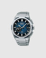 Reloj de hombre astron ssj023j1 de titanio y correa plateada
