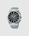 Reloj de hombre astron ssj025j1 de titanio y correa plateada