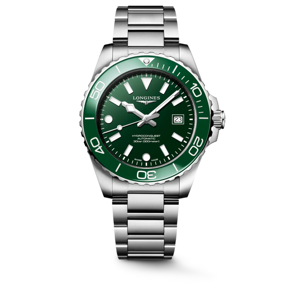 HYDROCONQUEST - L3.779.4.06.6 Reloj automático, Ø 39.00 mm, acero inoxidable y cerámica, L3.779.4.06.6