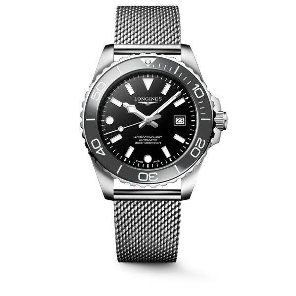 HYDROCONQUEST - L3.788.4.70.6 Reloj automático, Ø 42.00 mm, acero inoxidable y cerámica, L3.788.4.70.6