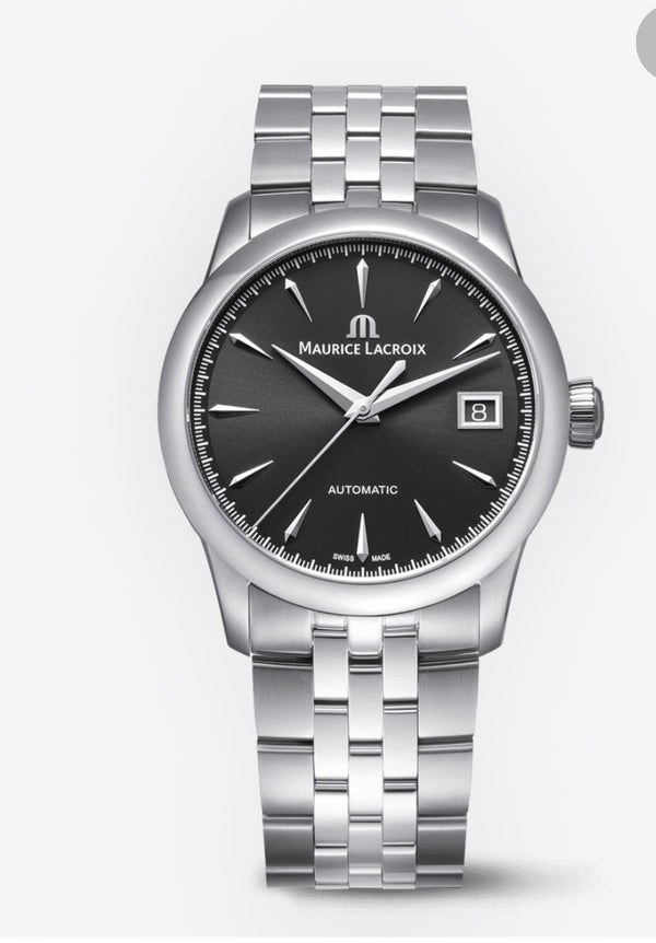 Maurice Lacroix 1975 Quartz 39mm Negro Correa 756009-SS002-330-2.
