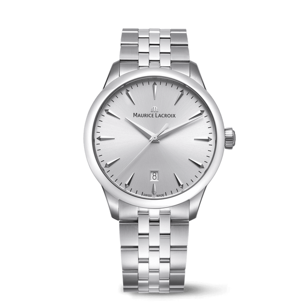 Maurice Lacroix 1975 Quartz 39mm Plata Brazalete 756009-SS002-130-1