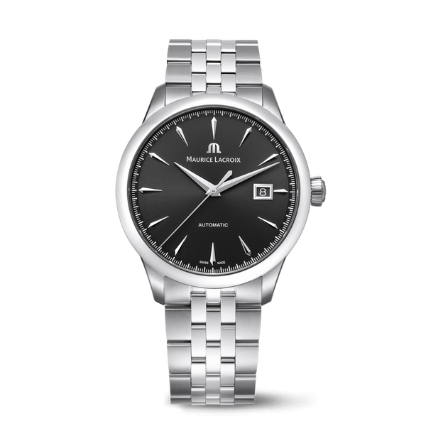 Maurice Lacroix 1975 Automatic  756008-SS002-330-1 40mm Negro Brazalete