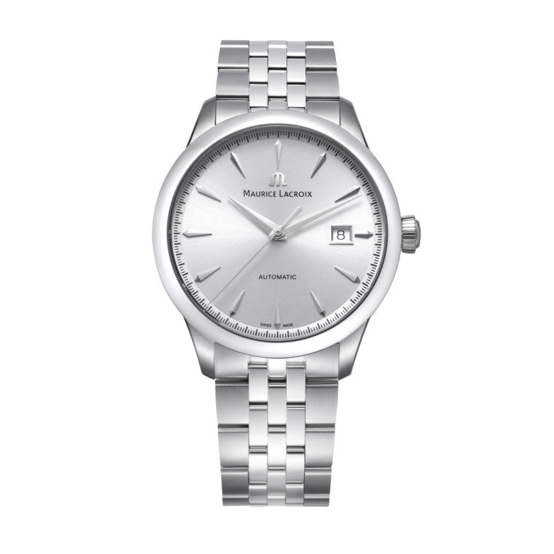 Maurice Lacroix 1975 Automatic 40mm Plata Brazalete 756008-SS002-130-1.