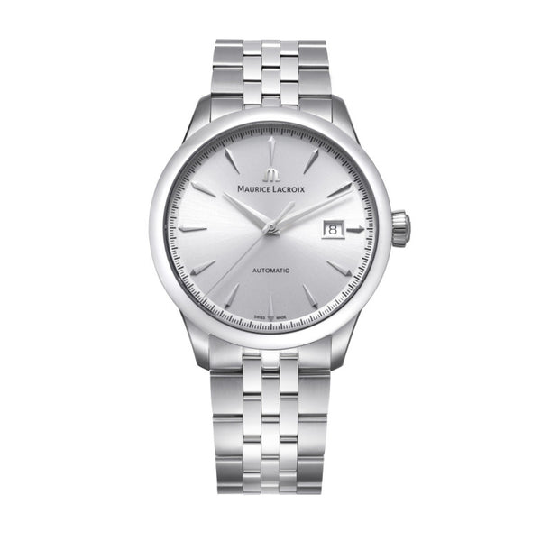 Maurice Lacroix 1975 Automatic 40mm Plata Brazalete 756008-SS002-130-1.