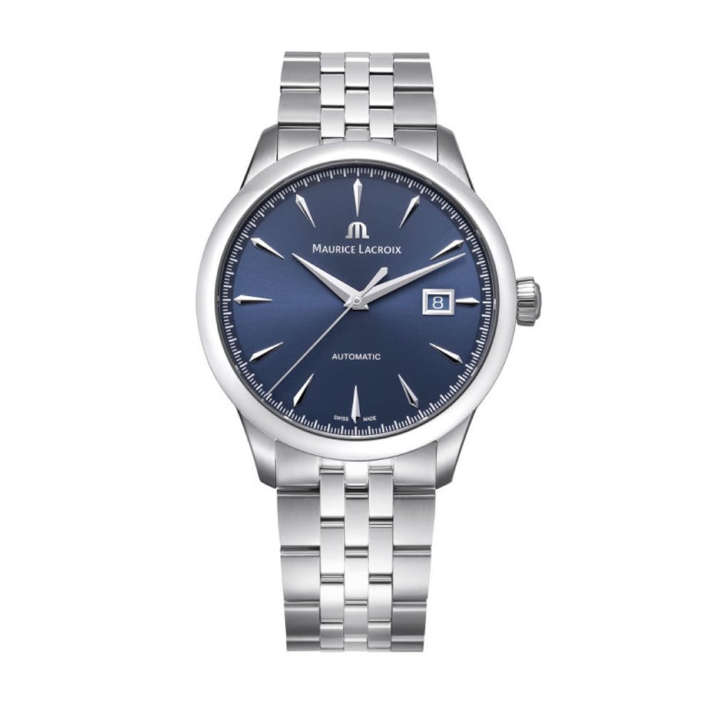 Maurice Lacroix 1975 Automatic 36mm Azul Brazalete 756007-SS002-430-1