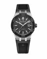 Maurice Lacroix AIKONIC   ai1000-ss001-330-1  Bisel Negro Manecillas Plateadas Correa Negra