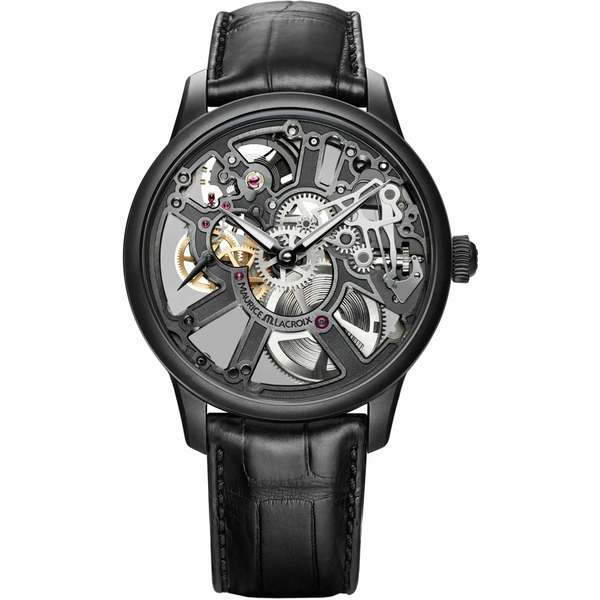 MAURICE LACROIX Masterpiece Skeleton Black PVD  mp7228-pvb01-005-1