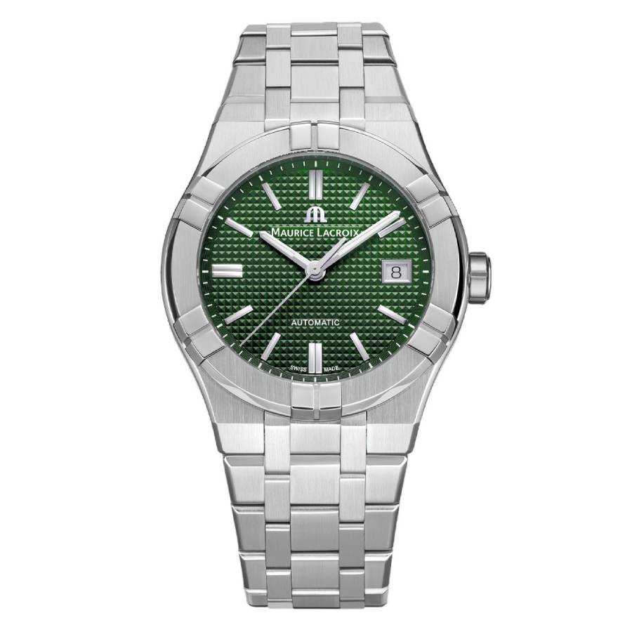 MAURICE LACROIX Pontos Automatic  pt6007-ss002-530-1 Verde / Acero 42mm