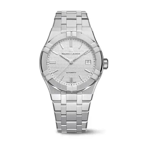 MAURICE LACROIX Pontos Automatic pt6007-ss002-130-1  Plateado / Acero 42mm