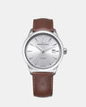 MAURICE LACROIX Pontos Automatic Plateado pt6159-ss001-13e  / Piel Marrón 39mm