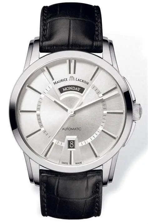 MAURICE LACROIX Pontos Day-Date Plateado   pt6158-ss001-13e / Acero