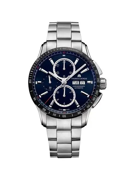 MAURICE LACROIX Pontos S Chronograph Azul pt6038-ssl22-430-1  / Acero