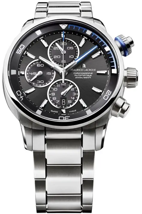 MAURICE LACROIX Pontos Chronograph Gris pt6008-ss002-230-1  / Acero