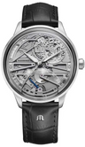MAURICE LACROIX 1975 Master  mp6538-pvb01-330-2  Grand Date Retrograde PVD Negro Retrograde Piel Negra