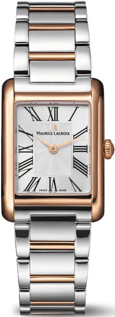 MAURICE LACROIX Fiaba  fa1205-pvp02-110-2  Square Oro Rosa 4N Romano Piel Marrón