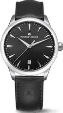 MAURICE LACROIX 1975 Quartz 33mm  fa1004-ss001-110-1  Plateado Romano Piel Negra
