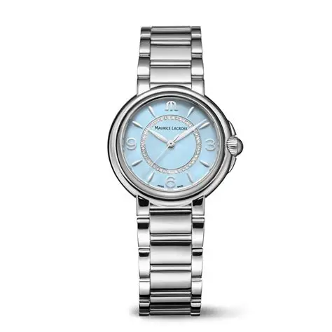 MAURICE LACROIX Fiaba Colours  fa1104-ss002-e20-1  Edition Azul Baby Blue Diamantes