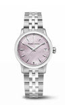 MAURICE LACROIX 1975 Quartz 33mm  fa1004-ss002-110-2  Plateado Diamantes Piel Rosa