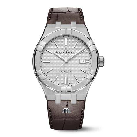 "AIKON AUTOMATIC DATE 42MM"  AI6008-SS001-130-1.