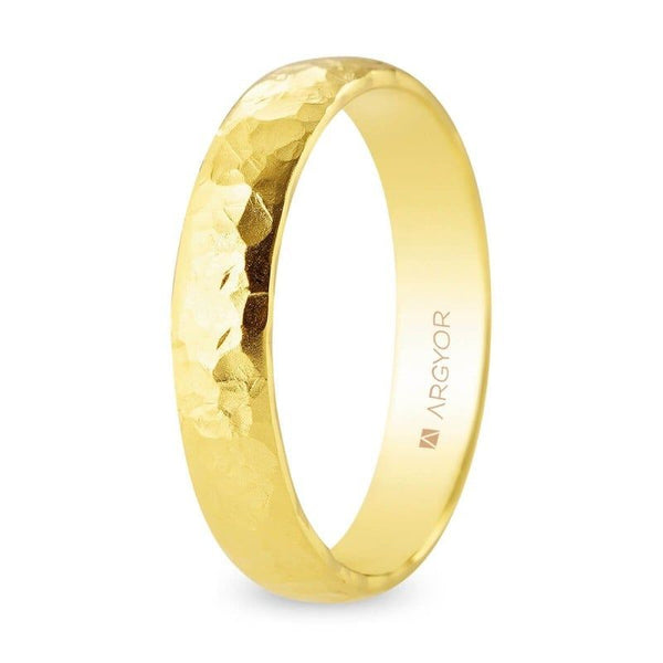 Alianza de boda 3,5 mm martellato fino (5135556)