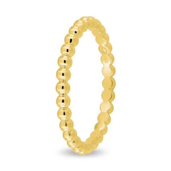 Alianza de boda en oro 18k en forma perlada 2mm (1.7666.00)
