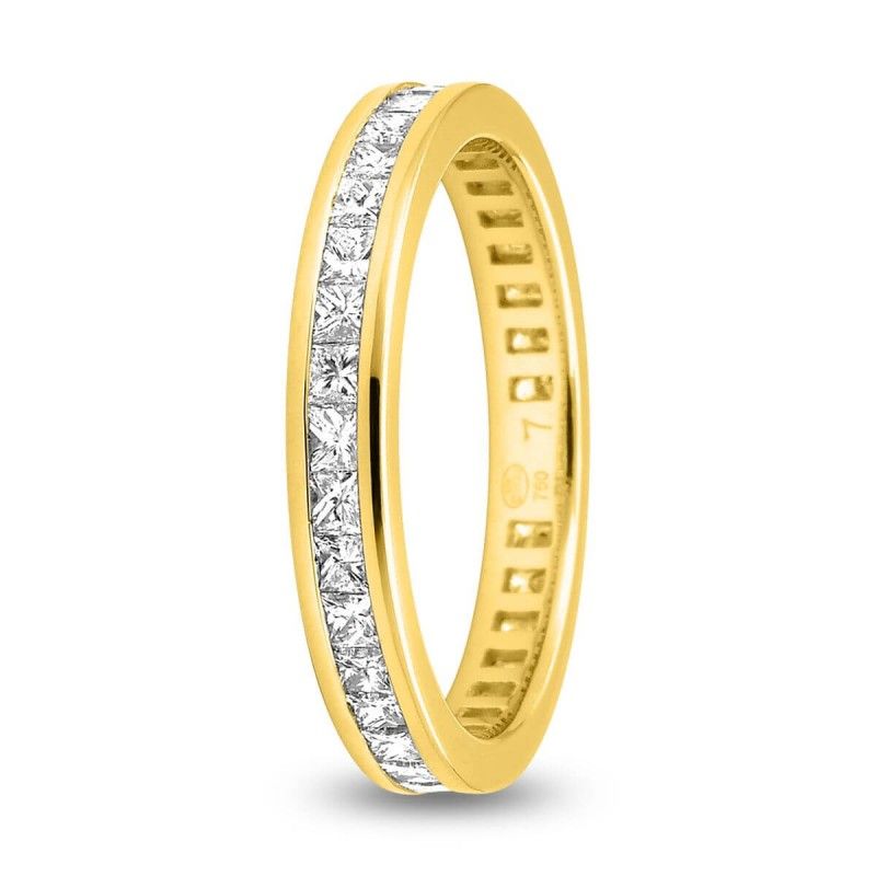 Anillo eternity de oro con diamantes princesa (TC3954.20)
