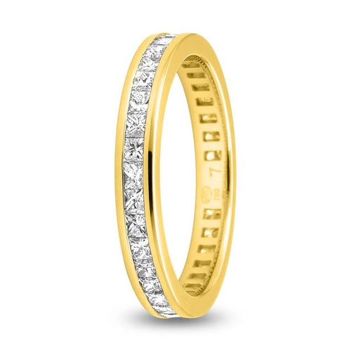 Anillo eternity de oro con diamantes princesa (TC3954.20)