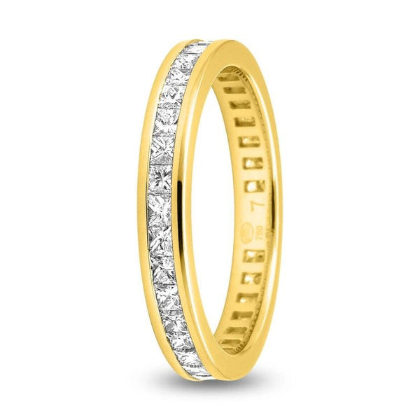 Anillo eternity de oro con diamantes princesa (TC3954.20)