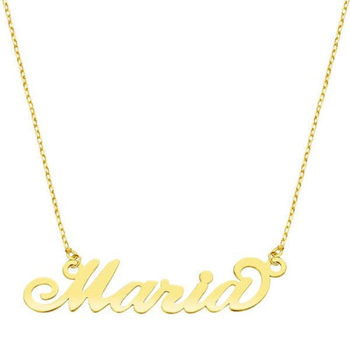 Gargantilla nombre de 5 letras con cadena de 45cm