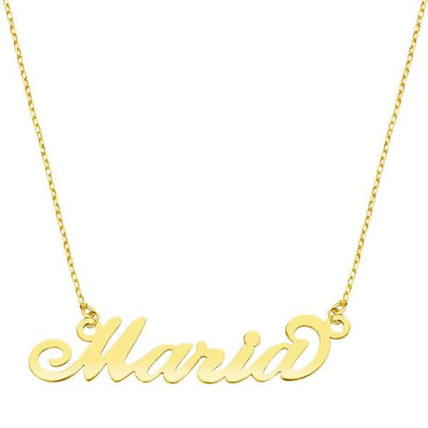 Gargantilla nombre de 5 letras con cadena de 45cm