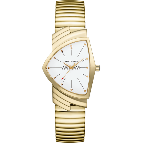 Hamilton Ventura Gold Quartz 32x50mm