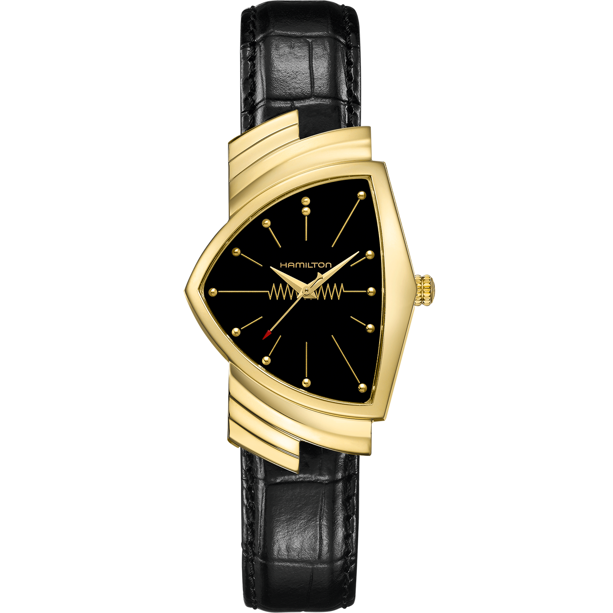Hamilton Ventura Black Quartz 32x50mm