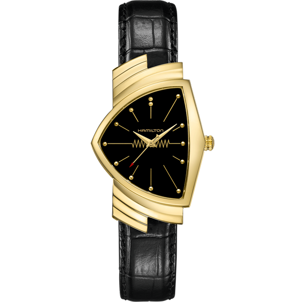 Hamilton Ventura Black Quartz 32x50mm
