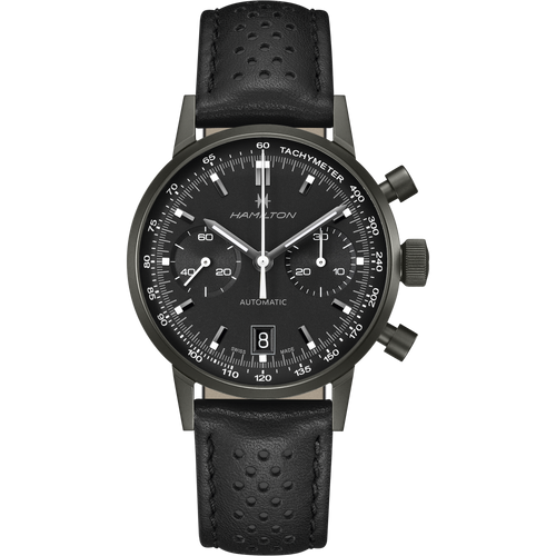 Hamilton American Classic Intra-Matic Chrono H 40mm PVD Negro