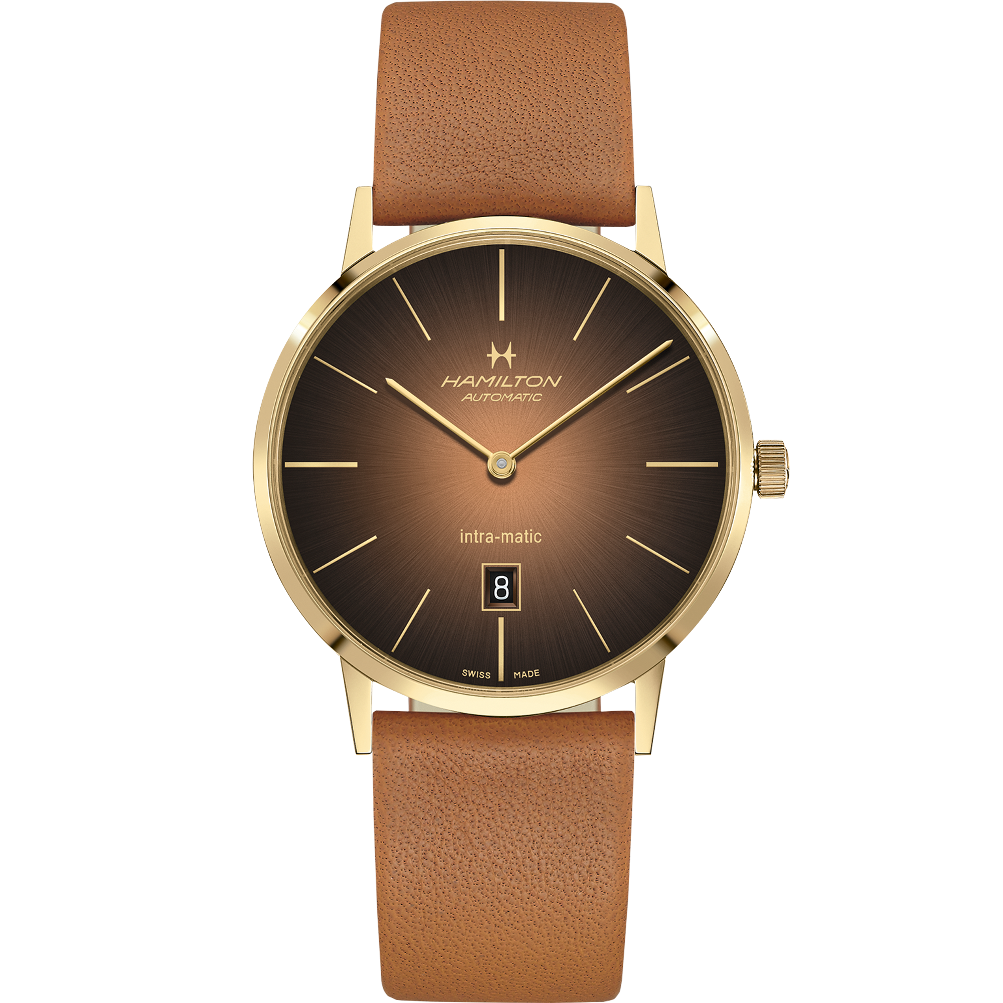 Hamilton American Classic Intra-Matic Auto 42mm Gold