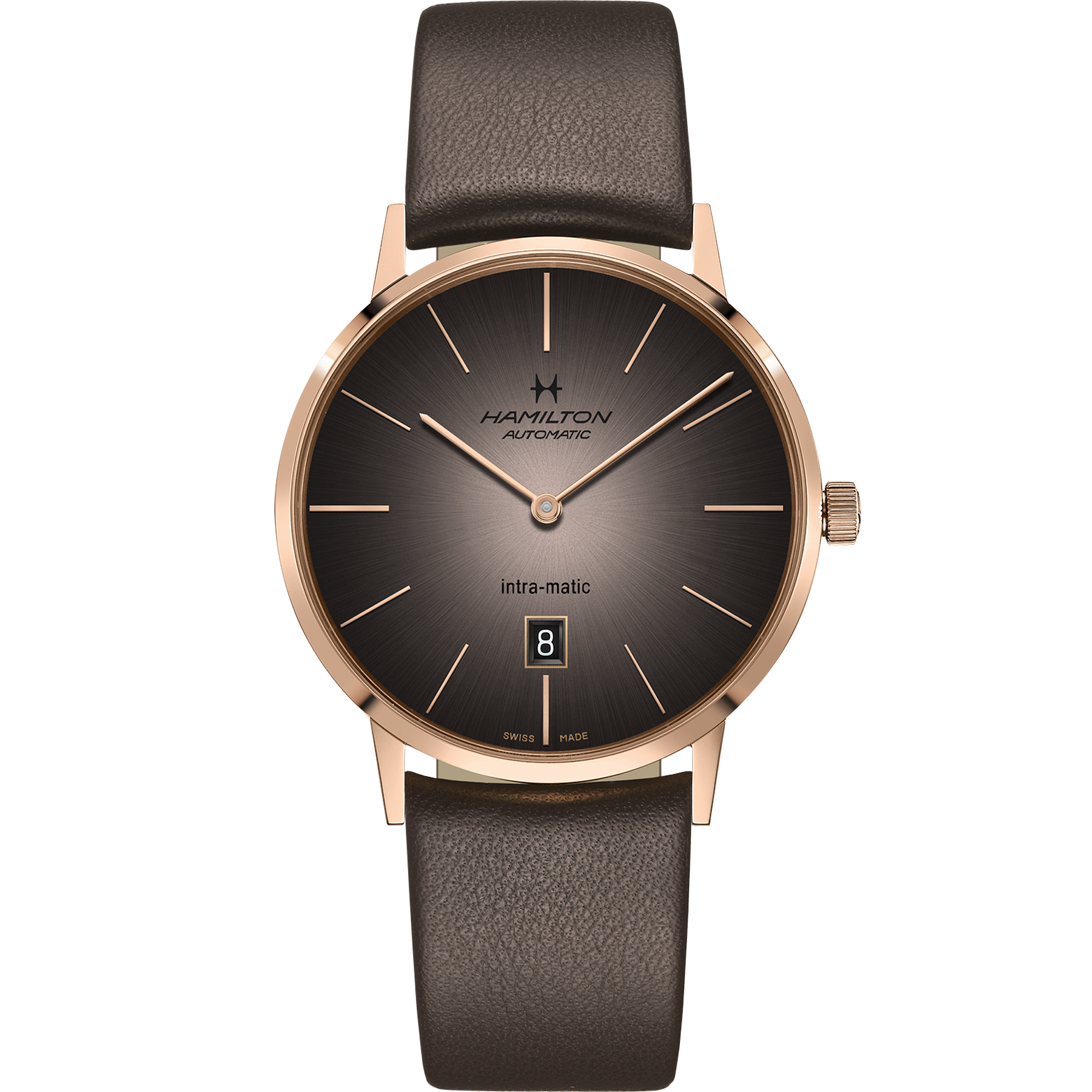 Hamilton American Classic Intra-Matic Auto 42mm Rose Gold