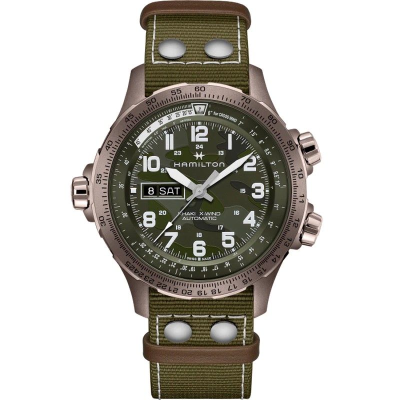 H77775960   Khaki Aviation Khaki X-Wind Auto 45mm