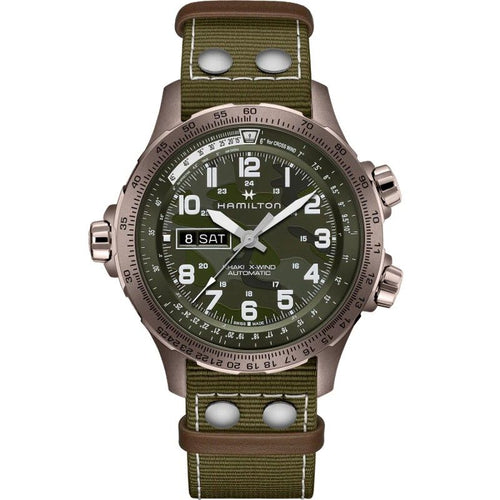 H77775960   Khaki Aviation Khaki X-Wind Auto 45mm
