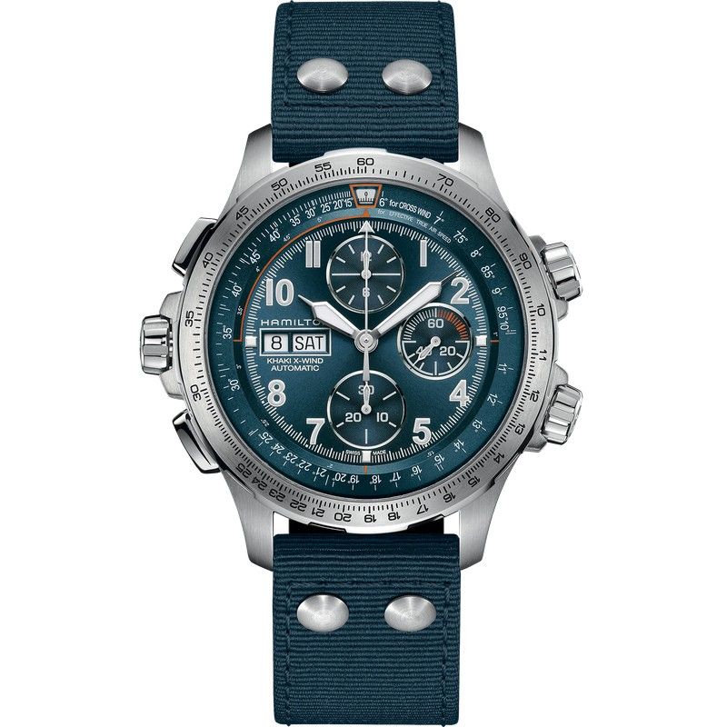 H77906940   Khaki Aviation Khaki X-Wind Auto Chrono 45mm