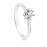 Solitario oro blanco con brillante P1876.020